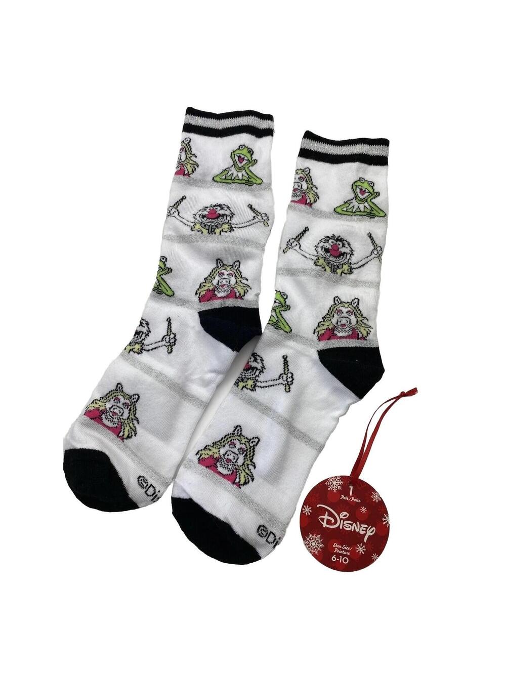 Muppet Socks New Ladies Disney 1 Pair Size 6-10